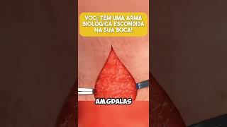 VOCÊ TEM UMA ARMA BIOLÓGICA ESCONDIDA NA SUA BOCA🤯💩👄 boca dentes viralvideo [upl. by Oluap]