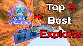 TOP 5 GAME BREAKING EXPLOITS  Ark Survival Ascended  Ark Asa [upl. by Hgeilyak]