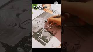 Drawing Johan Liebart with shading pencil and marker shortsfeed ytshorts viralvideo HridaysArt [upl. by Mastic]