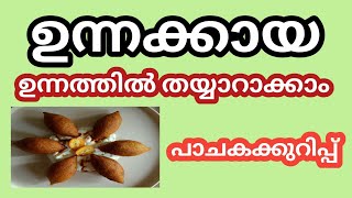 ഉന്നക്കായ എങ്ങനെ ഉണ്ടാക്കാം malayalam eveningsnacks [upl. by Yendic438]