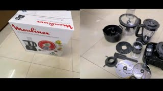 Moulinex Double Force Food Processor Unboxing  Eima’s Spicy world [upl. by Sucramat434]