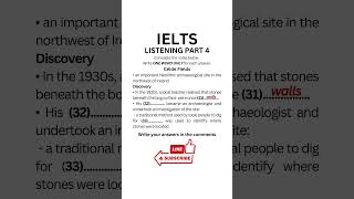 IELTS Preparation Listening Practice Test 2024  Section 4 ieltsexam ieltslistening learnenglish [upl. by Kariv]