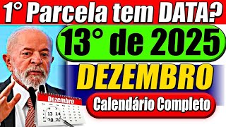 1° Parcela 13° Salário INSS ANTECIPADO DEZEMBRO calendário ANTECIPADO GERAL [upl. by Iduj]