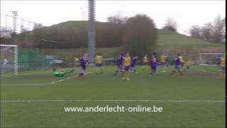 Andonline U19 Anderlecht  STVV goal Francis Amuzu [upl. by Arinay471]