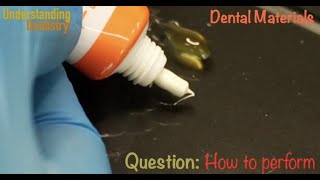 How to Perform a Temporary Cementation of a dental single crown Step by step TUTORIAL Mix cement [upl. by Nnahs]