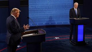 Trump Biden face off in final presidential debate [upl. by Lefton770]