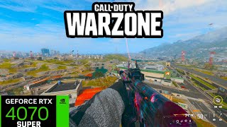 RTX 4070 SUPER 1080P FPS Test  Call Of Duty Warzone [upl. by Wei]