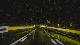 ☔️A Lonely Drive on a Rainy Country Highway😴for SleepWorkStudy [upl. by Gurl]