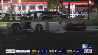 1 killed in east Las Vegas hitandrun crash involving stolen vehicle [upl. by Adnoral]