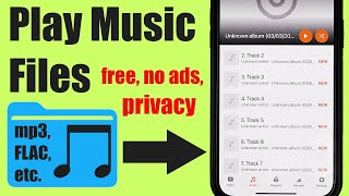 How To Play Music Files On iPhone [upl. by Lothair]