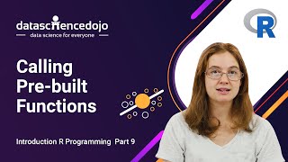 Calling Prebuilt Functions  Introduction to R Programming  Part 9 [upl. by Joashus]