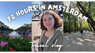 How to spend a weekend in Amsterdam  Travel Vlog [upl. by Rramed]