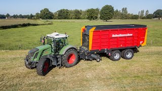 Loonbedrijf Kerkhofs nieuwe Schuitemaker Rapide 6600  Fendt 828  Claas 960 [upl. by Brigid]