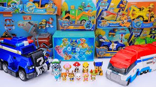 Paw Patrol Unboxing Collection Review Rocky mighty movie bulldozer Chase’s Ultimate Police Cruiser [upl. by Pros]