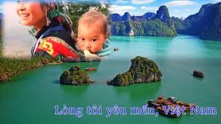 Vietnam song Hello vietnam Karaoke [upl. by Bohs]