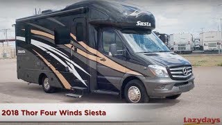 2018 Thor Four Winds Siesta Sprinter Video from Lazydays [upl. by Itsirc]