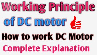 dc motor  working principle of dc motor [upl. by Wyon]