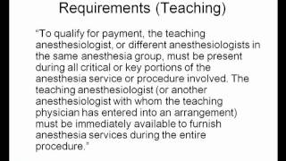 AudioEducator Demystify Anesthesia Billing CRNAs AAs and Medical Direction Modifiers [upl. by Cad152]