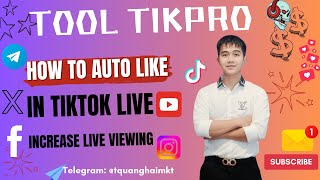 How To Auto Like In Tiktok Live  Clicker Liker On Tiktok live 2024 Increase live viewing [upl. by Itsirc]