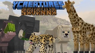 yCreatures Savanna  Savanna Secrets Update 12041 minecraft PE [upl. by Vasili]