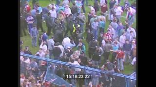 Hillsborough disaster Footage shown to jury during inquest [upl. by Tanhya]