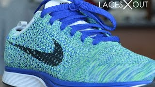 4 Ways to Lace Your quotNike Flyknitquot Sneakers  Lace Swaps  Tutorial [upl. by Irrac]