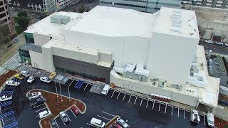 Updated Aerial Views of Steven Tanger Center for the Performing Arts  Greensboro NC [upl. by Quita322]