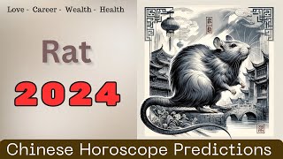 Rat 2024 Chinese Horoscope Yearly Predictions Love RelationshipsCareerWealthHealth [upl. by Ainslee]