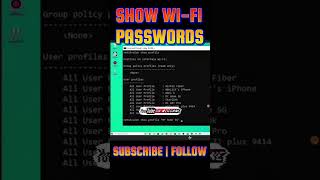 How To Find WiFi Passwords using CMD [upl. by Omari]