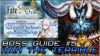 IVAN THE TERRIBLE  FateGO Chaldea Boss Guide Lostbelt 1 5 [upl. by Carrissa535]