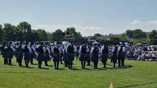 Inveraray amp District Pipe Band Drumming Champions  UK Pipe Band Championdhips 2024 Bangor [upl. by Gulgee390]