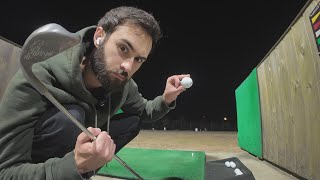 Rookie Golfer Hits Up the Driving Range [upl. by Drofyar]