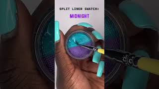 Ronald Roses Seaside Precious amp Midnight  GLISTEN COSMETICS SPLIT LINER SWATCHES PT1 [upl. by Buschi]