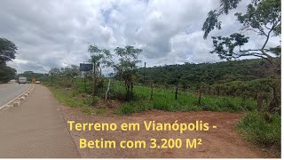 TERRENO EM VIANOPOLIS EM BETIM COM 3200 M² [upl. by Tia644]