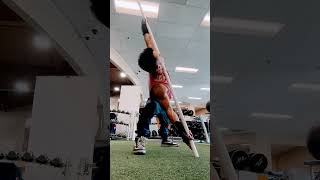 Chest opening stick stretching exercise short funny mobility training [upl. by Edbert668]