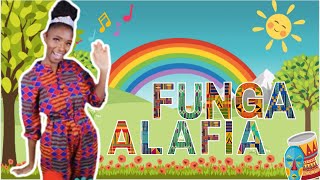 Funga Alafia  West African Nursery Rhyme Song  Celebrate Black History Month  Yoruba Kids Song [upl. by Eilujna920]