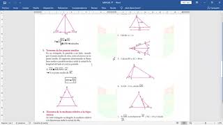 PROPIEDADES DE LA BISECTRIZ Y MEDIATRIZ GEOMETRIA 3° SEMANA 26 [upl. by Severson269]