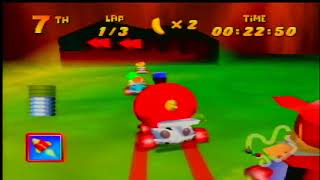 Diddy Kong Racing  Future Fun Land Darkmoon Caverns  Silver Coin Challenge [upl. by Doig]