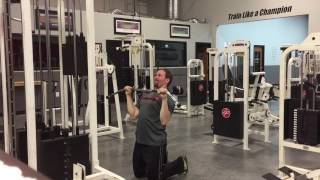 Kneeling Lat Pulldown Correct Your PullUp Form [upl. by Forsta]