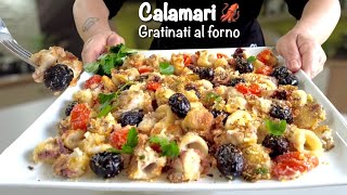 Calamari gratinati al forno [upl. by Maia]