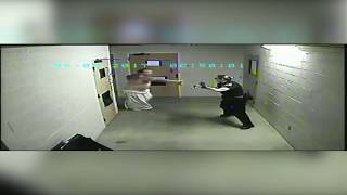 Florence jail inmate attacks officers while being released from custody [upl. by Leonor167]