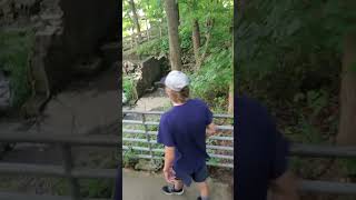 The Path to Cuyahoga falls bigwaterfall bigwater path experience flabbergasted viralvideo [upl. by Nari]