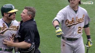 OAKKC Ejections ensue when Lawrie almost hit [upl. by Rovelli557]