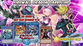 FIREWALL DRAGON DARKFLUID Deck  With Borreload Riot amp Iblee  YuGiOh Duel Links [upl. by Ricketts]