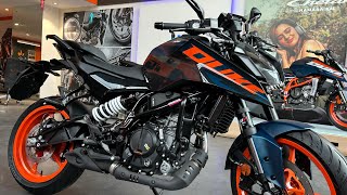 Finally KTM Duke 250 Blue Colour  2024  TFT Display amp DRL  Detailed Review  On Road Price [upl. by Jeffers287]