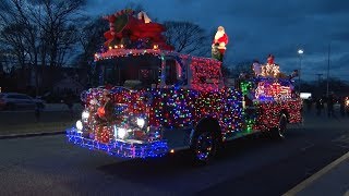 2018 RonkonkomaNY Fire Department Parade of Lights 12818 [upl. by Nhabois]