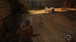 The Last of Us Remake Bloater Fight MELEE ONLY [upl. by Yriek377]