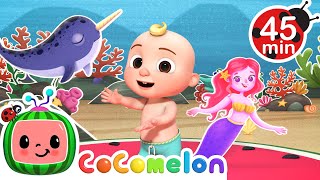 Mermaid Song Dance Baby Shark  More CoComelon Nursery Rhymes amp Kids Songs [upl. by Eveivaneg]