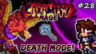 YHARON Phase 2 in DEATH MODE Modded Terraria Calamity Lets Play 28  Mage Class Playthrough 144 [upl. by Maurise]