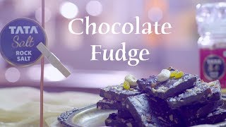 Chocolate Fudge Recipe  Himalayan Rock Salt Chocolate Fudge  Quick amp Easy Chocolate Dessert Recipe [upl. by Aphrodite]